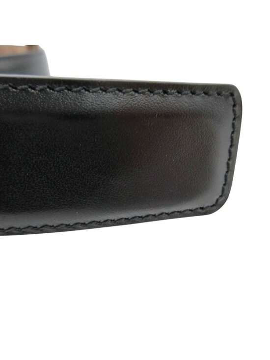 Gucci Belt Calfskin GG Pattern Lining Leather Brown main image 4